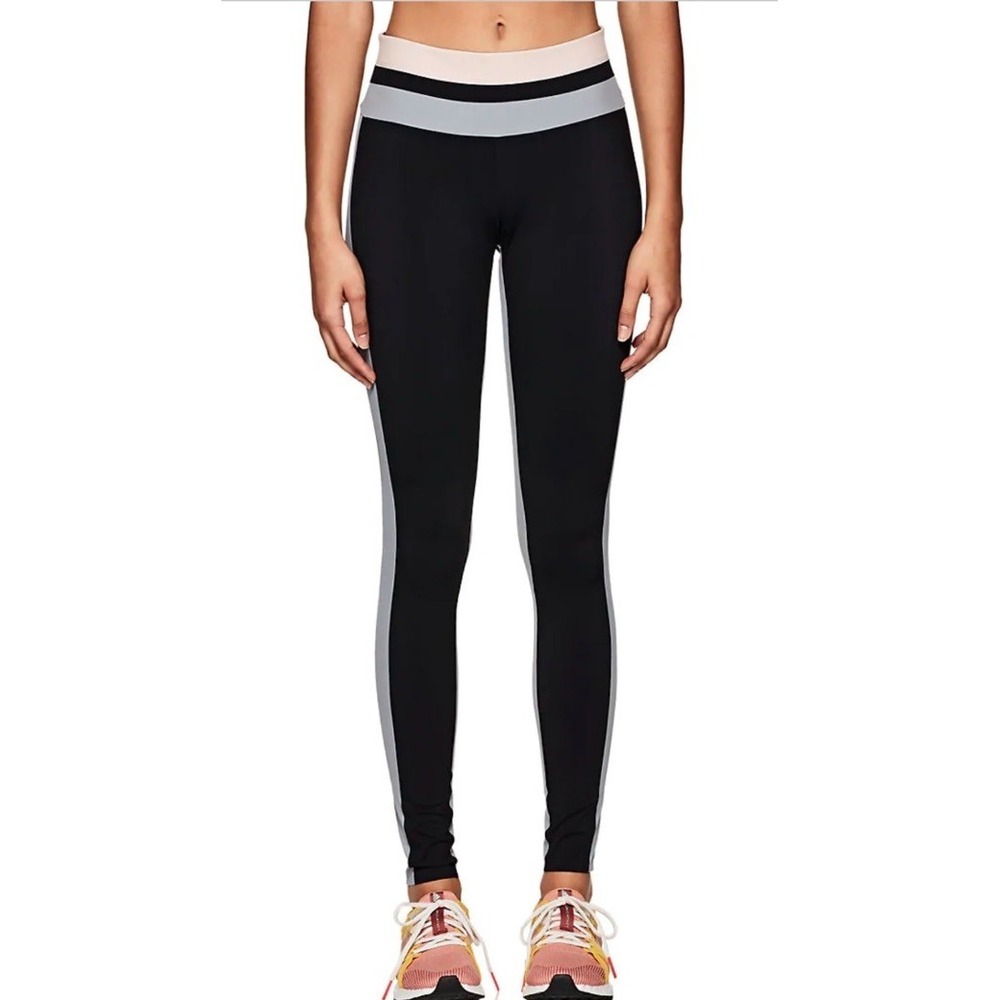 VAARA Flo Tuxedo Leggings Pants Yoga Pilates‎ Black Large